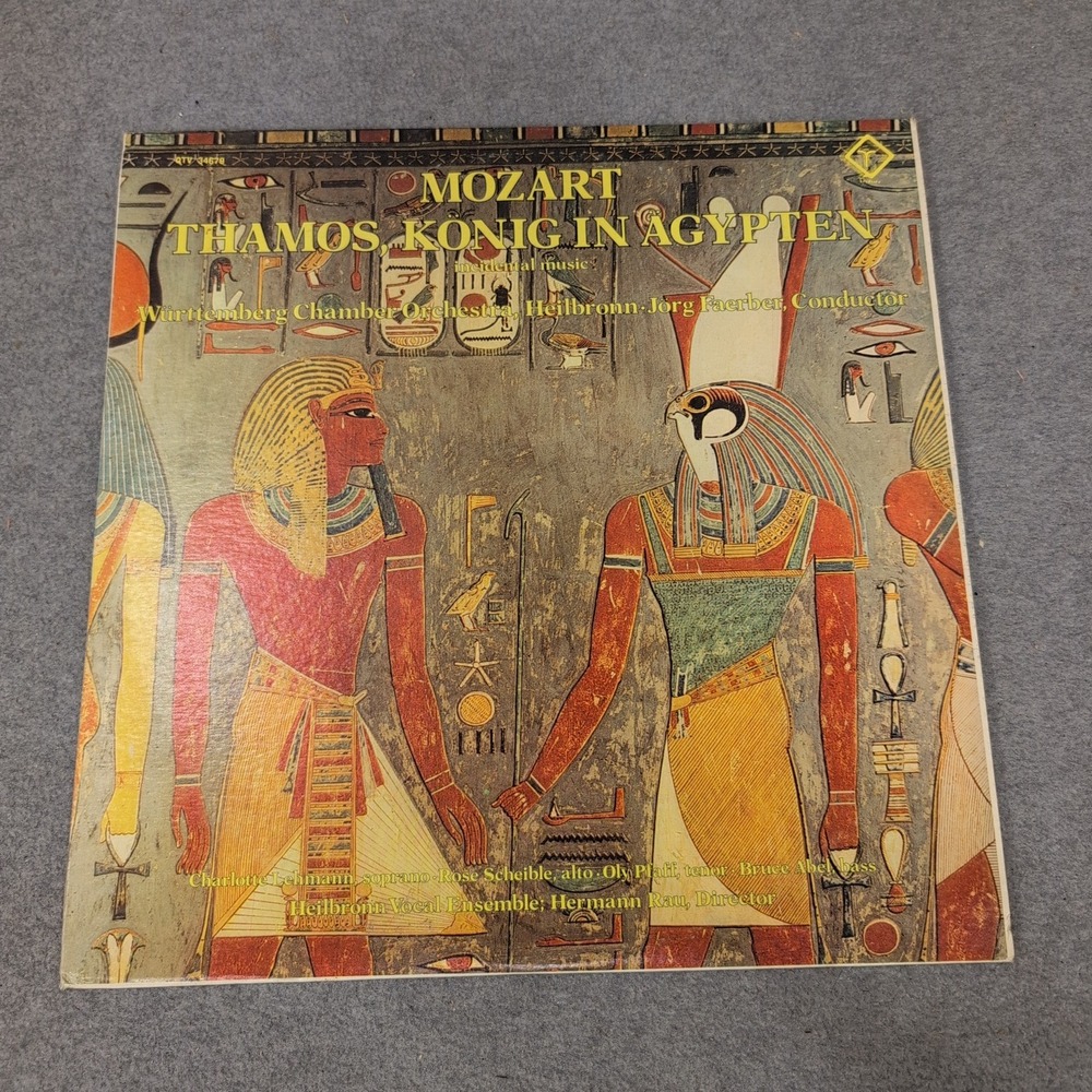 Mozart Thamos Konig in‎ Agypten K 345 Turnabout QTV 34679 Quadraphonic Vinyl LP